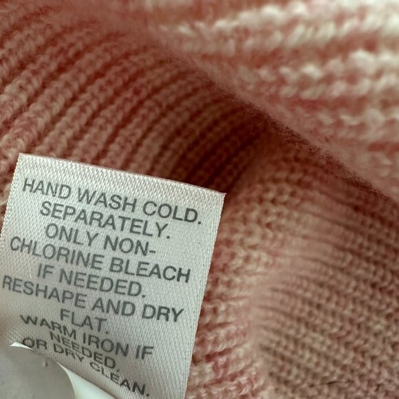 J Jill Cashmere Wool Blend Pullover Sweater XS Pink V Neck Relaxed Fit - Picture 3 of 7